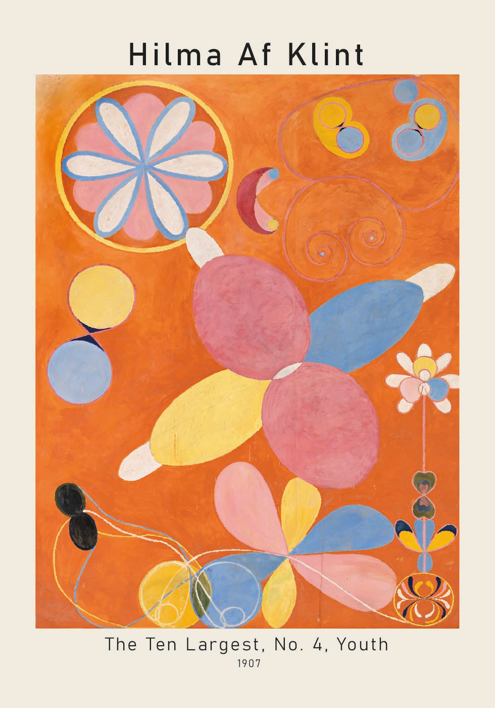 Hilma Af Klint - The Ten Largest, No. 4, Youth Plakat