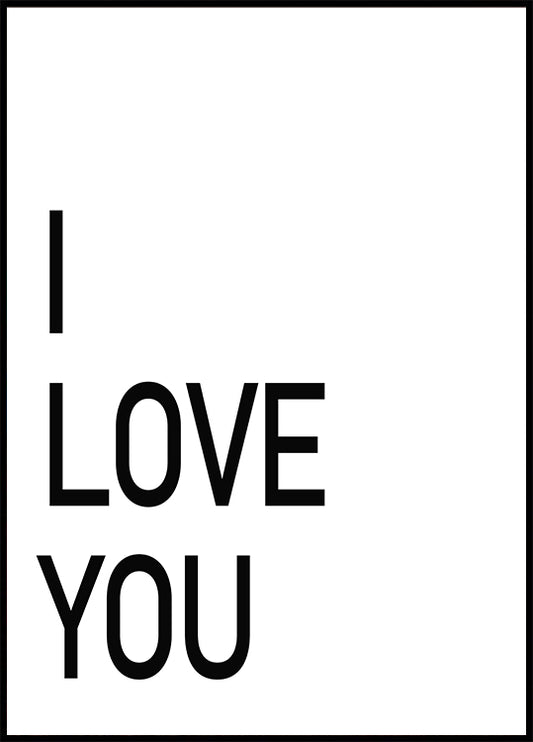 Love Expression Plakat