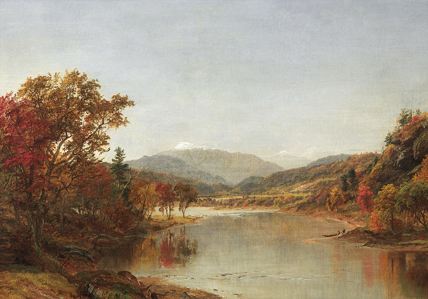Jasper F. Cropsey - Mount Washington, New Hampshire Plakat
