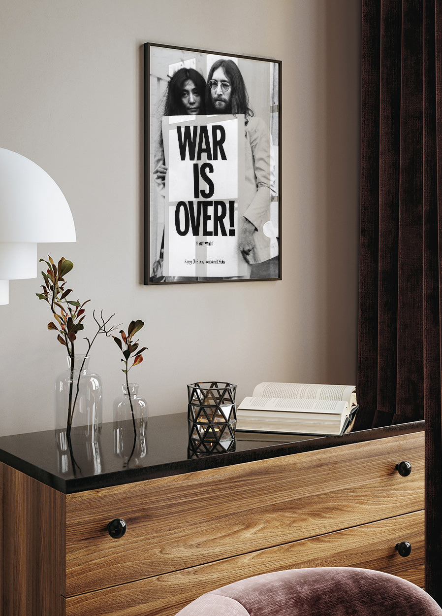 John Lennon & Yoko Ono - War is Over Plakat