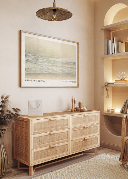 Gentle Ocean Waves Art Plakat