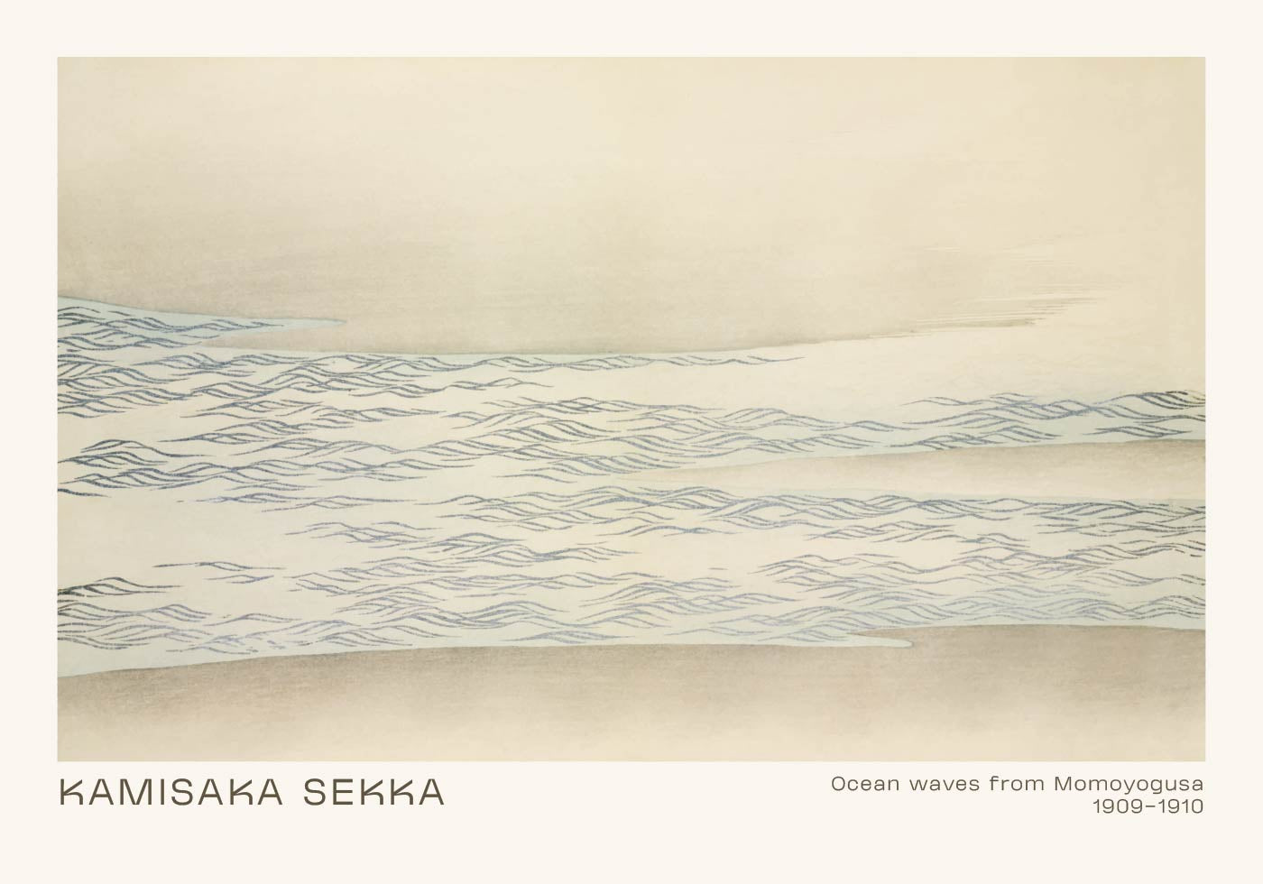 Gentle Ocean Waves Art Plakat