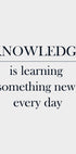 Knowledge Plakat - Posterbox.no