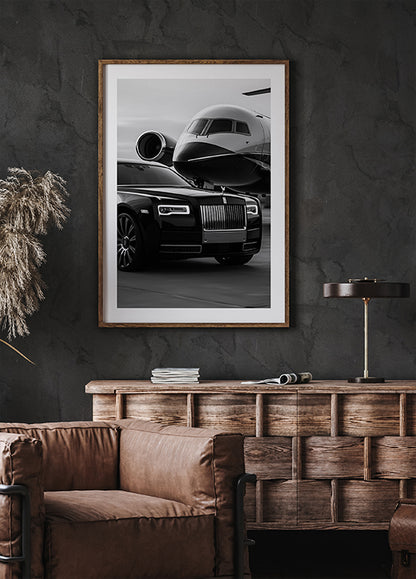 Luxury Lifestyle Black & White Plakat