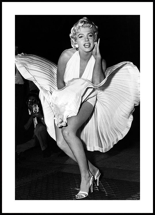 Marilyn Monroe Dress Plakat