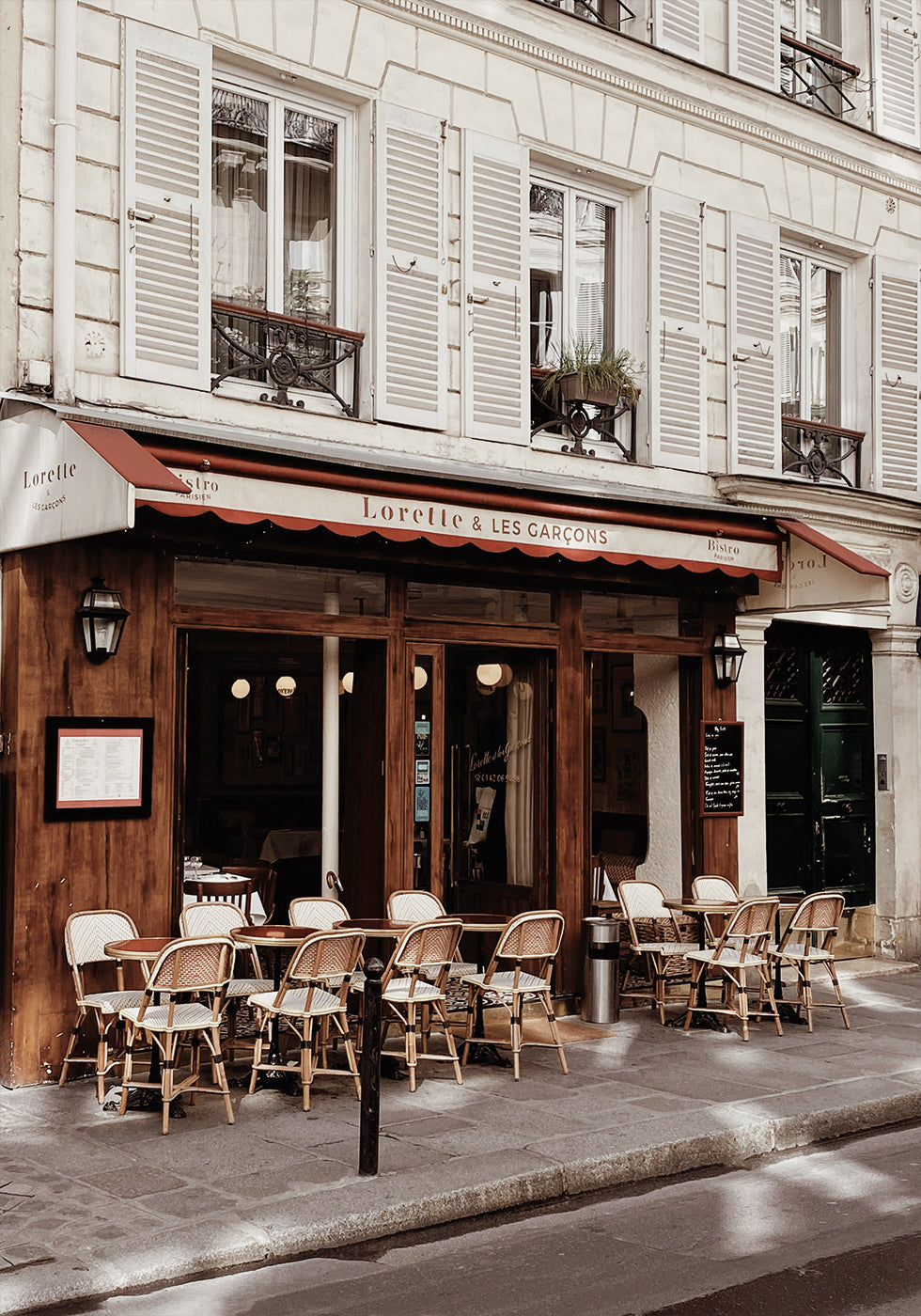 Old Cafe in Paris Plakat