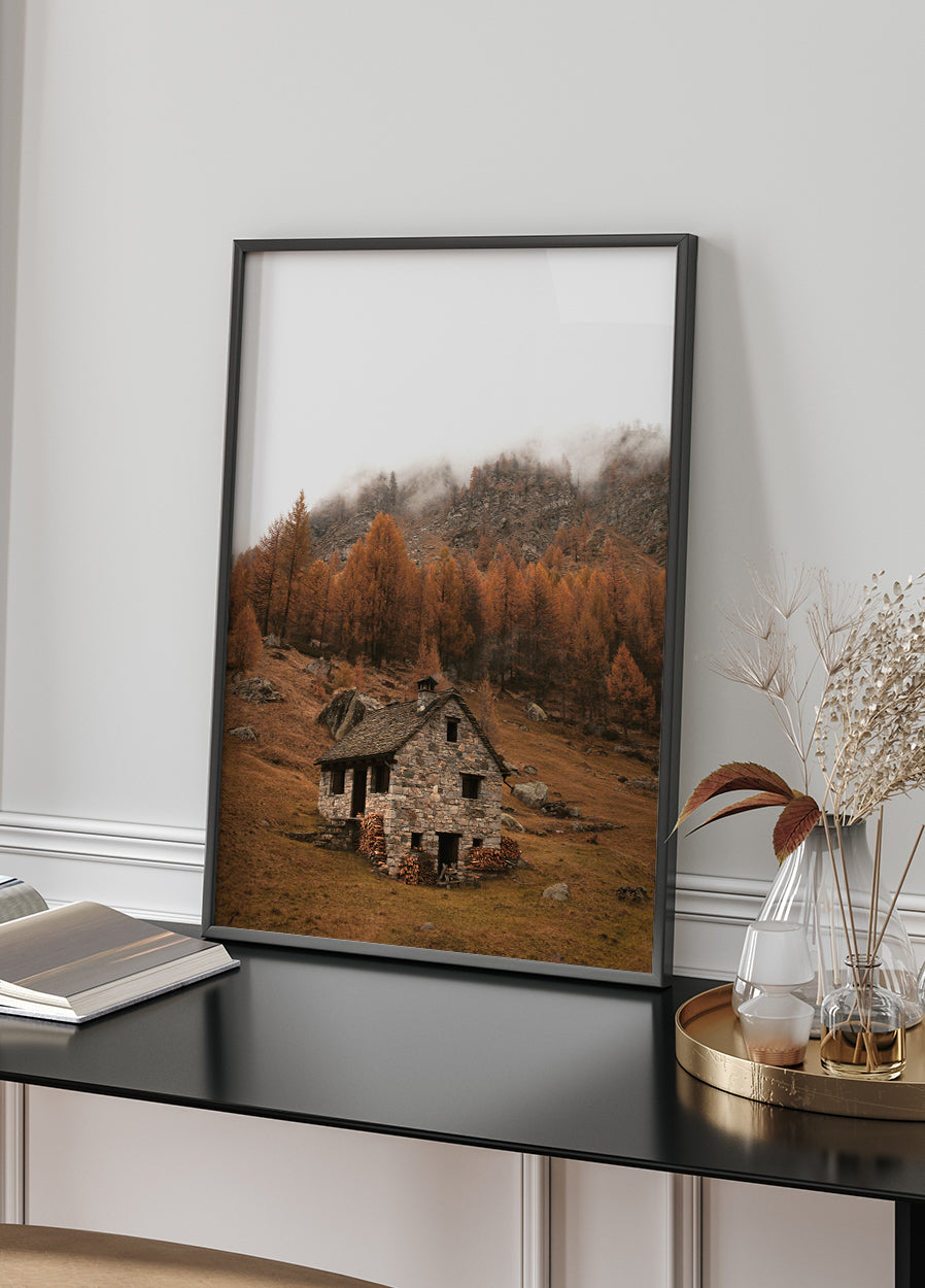 Autumnal Mountain Retreat Plakat