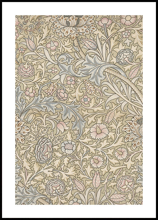 Ornate Floral Pattern by J.H. Dearle Plakat