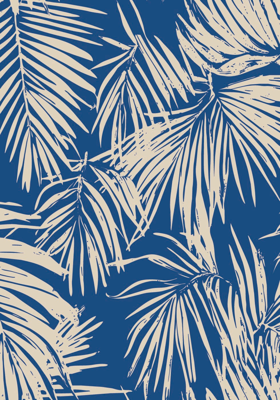 Palm Leaves Pattern Plakat