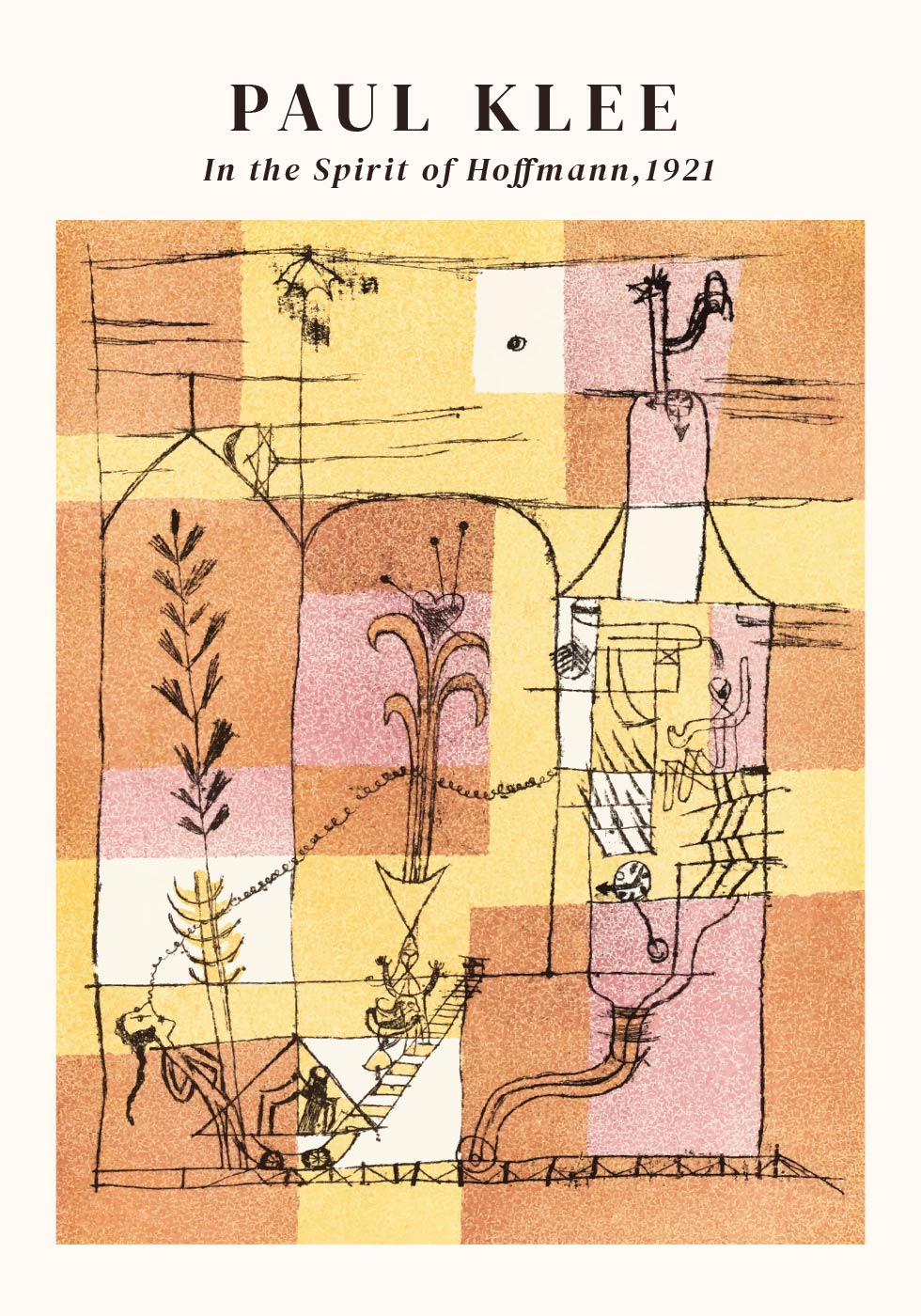 In the spirit of Hoffmann by Paul Klee