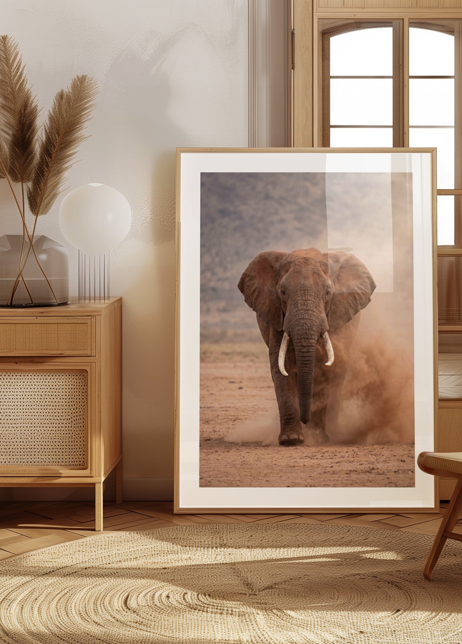 Powerful Dusty Elephant