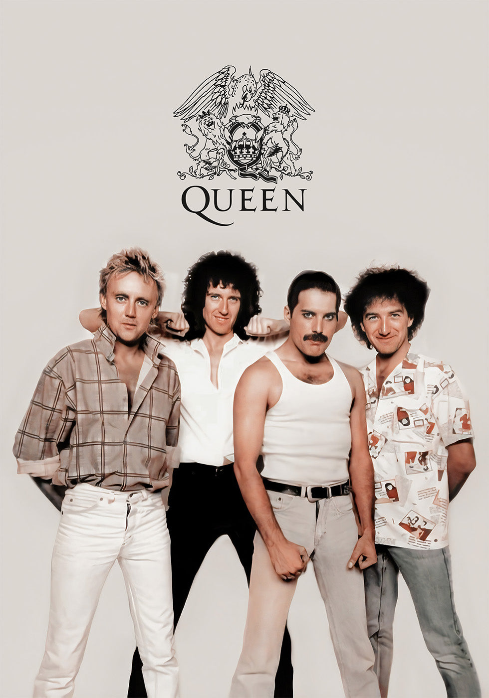 Queen Freddy Mercury Group Plakat