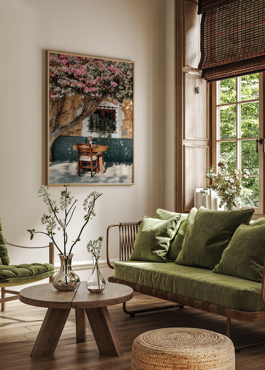 Restaurant Can Muson Desa Vila in Ibiza Plakat