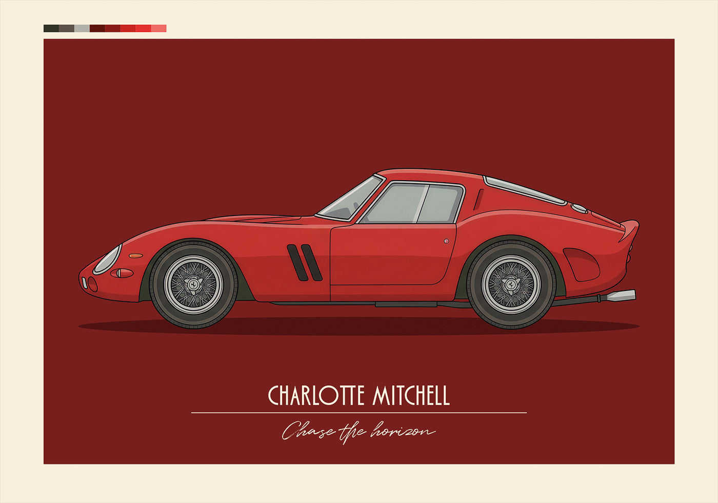 Sport Car Personal 10 Plakat