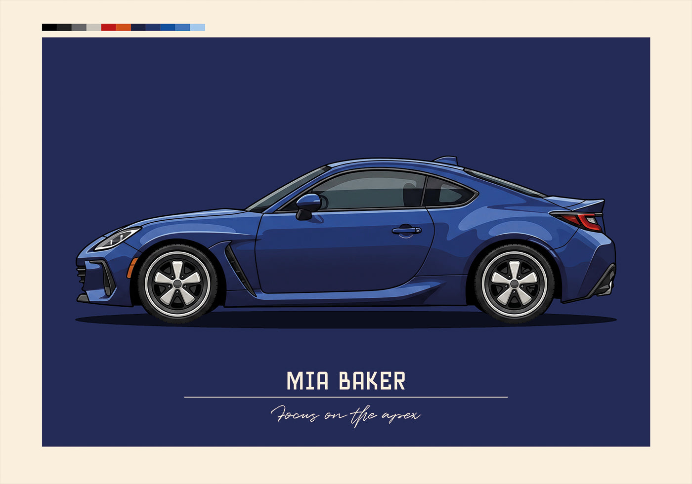 Sport Car Personal 13 Plakat