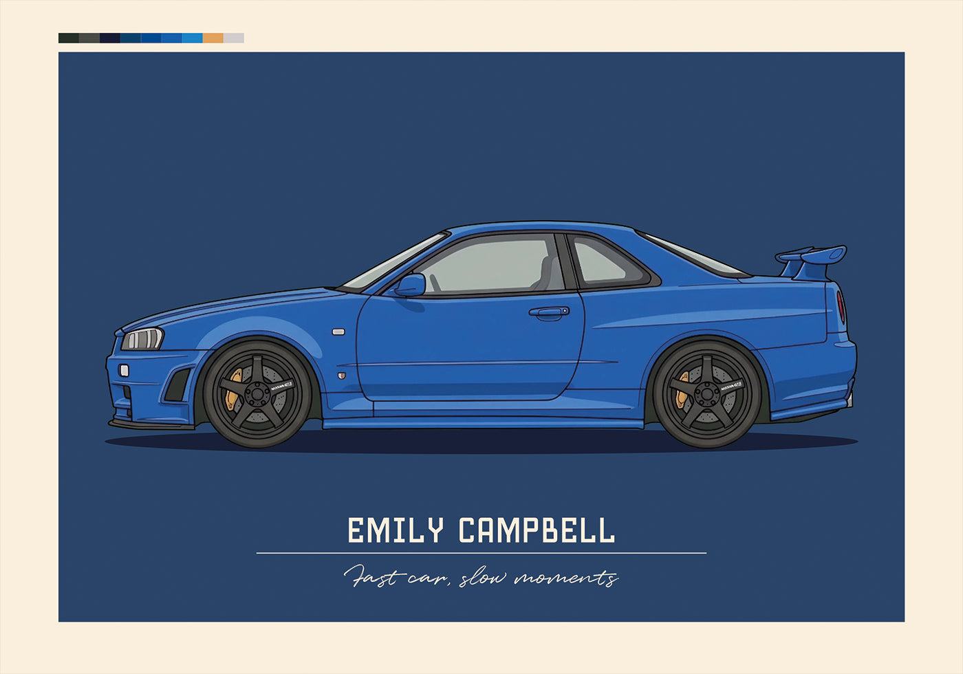 Sport Car Personal 5 Plakat