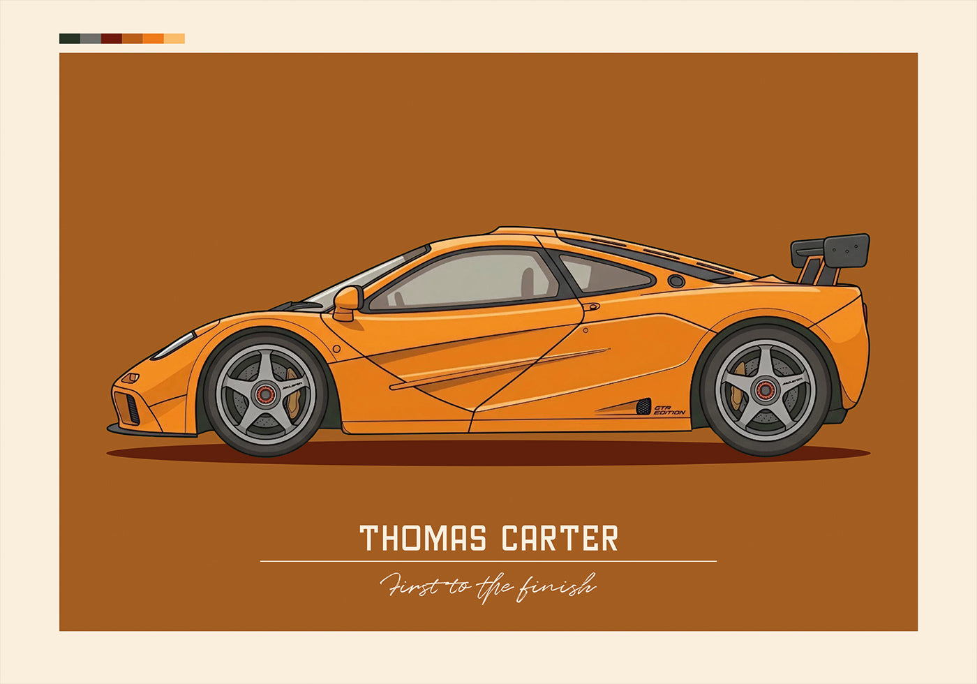 Sport Car Personal 6 Plakat