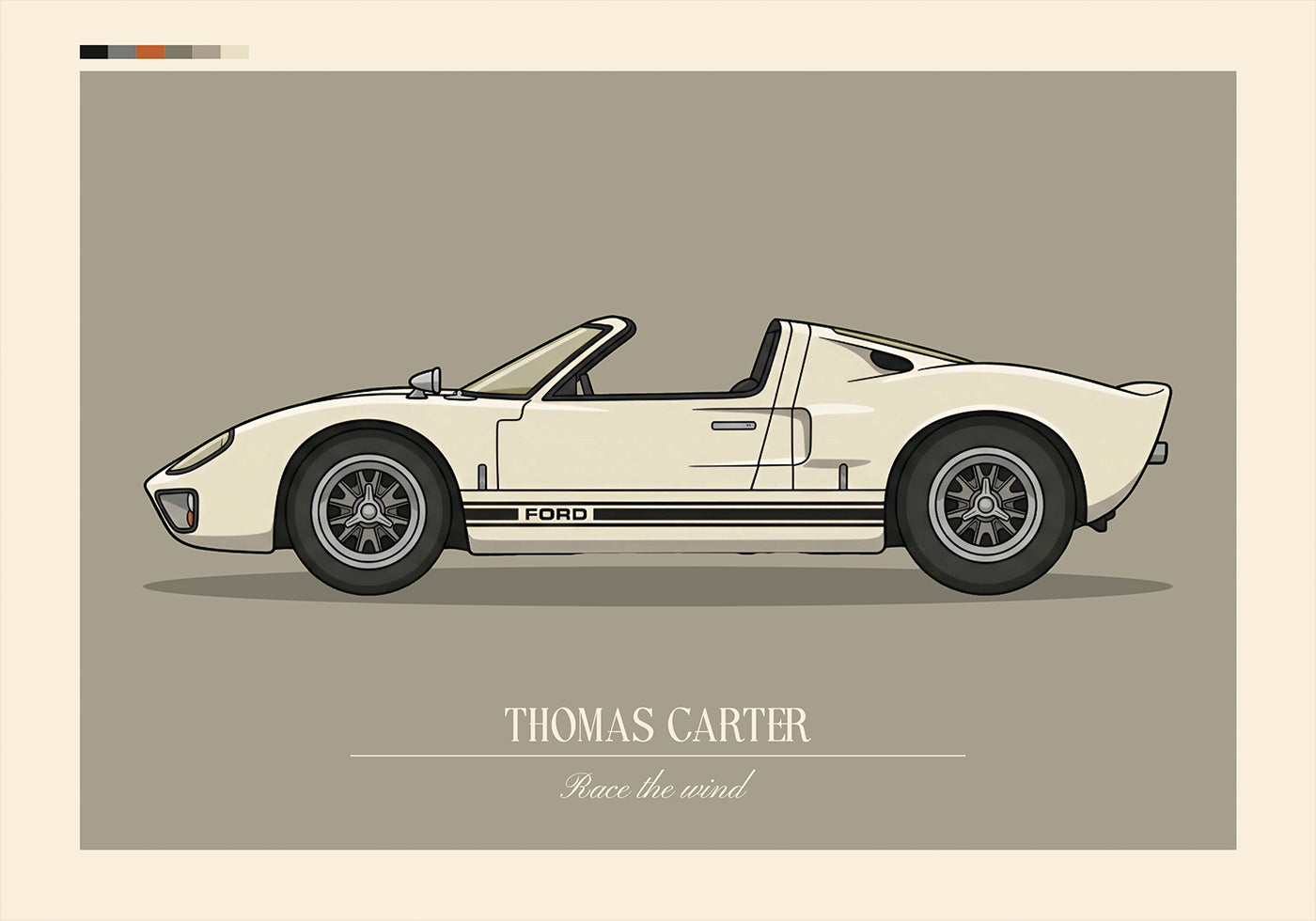 Sport Car Personal 7 Plakat