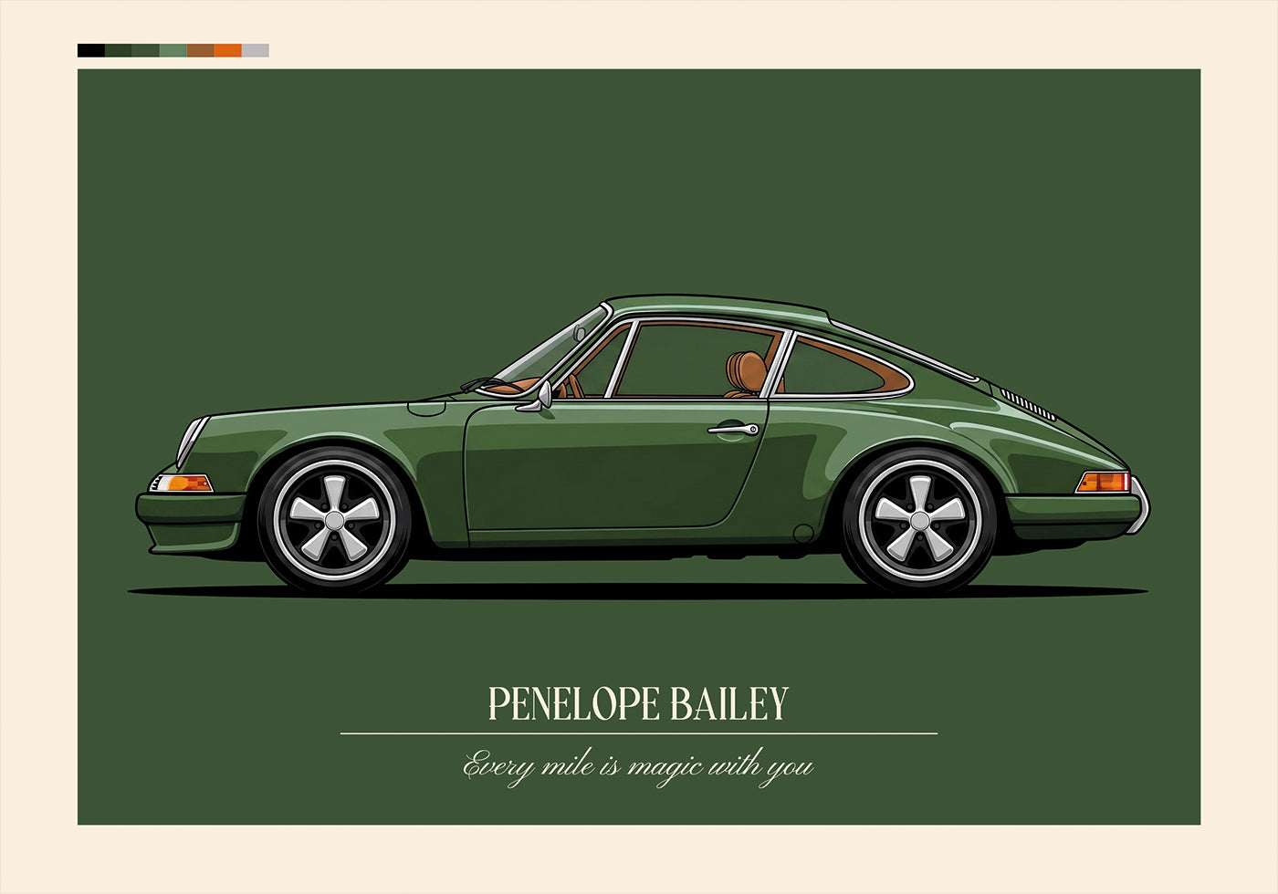 Sport Car Personal Plakat