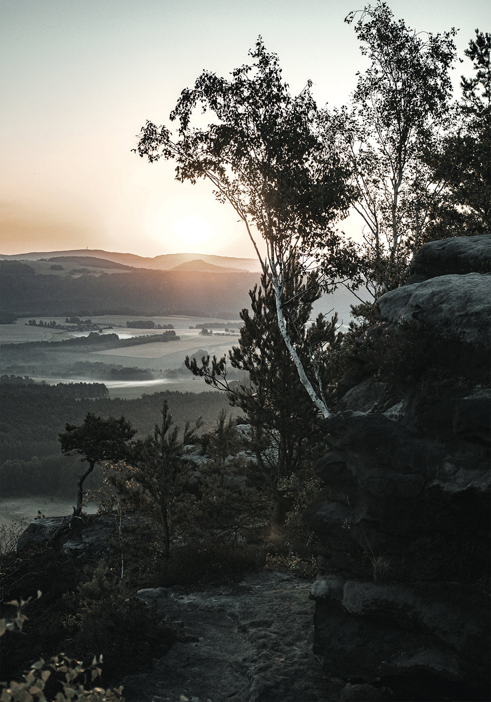 Sunrise In Nationalpark, Switzerland Plakat