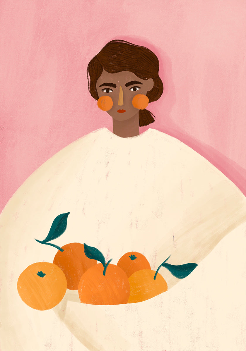 The Woman With the Oranges Plakat