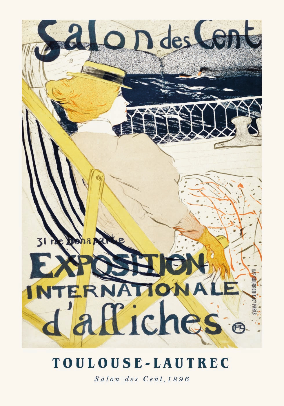 Salon Des Cent, Toulouse-Lautrec Plakat