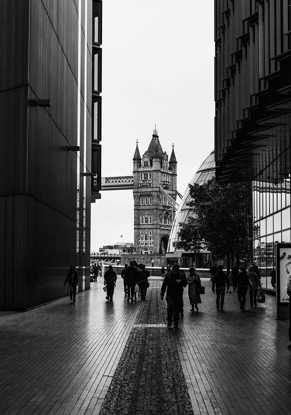 Tower Bridge Modern Framing Plakat