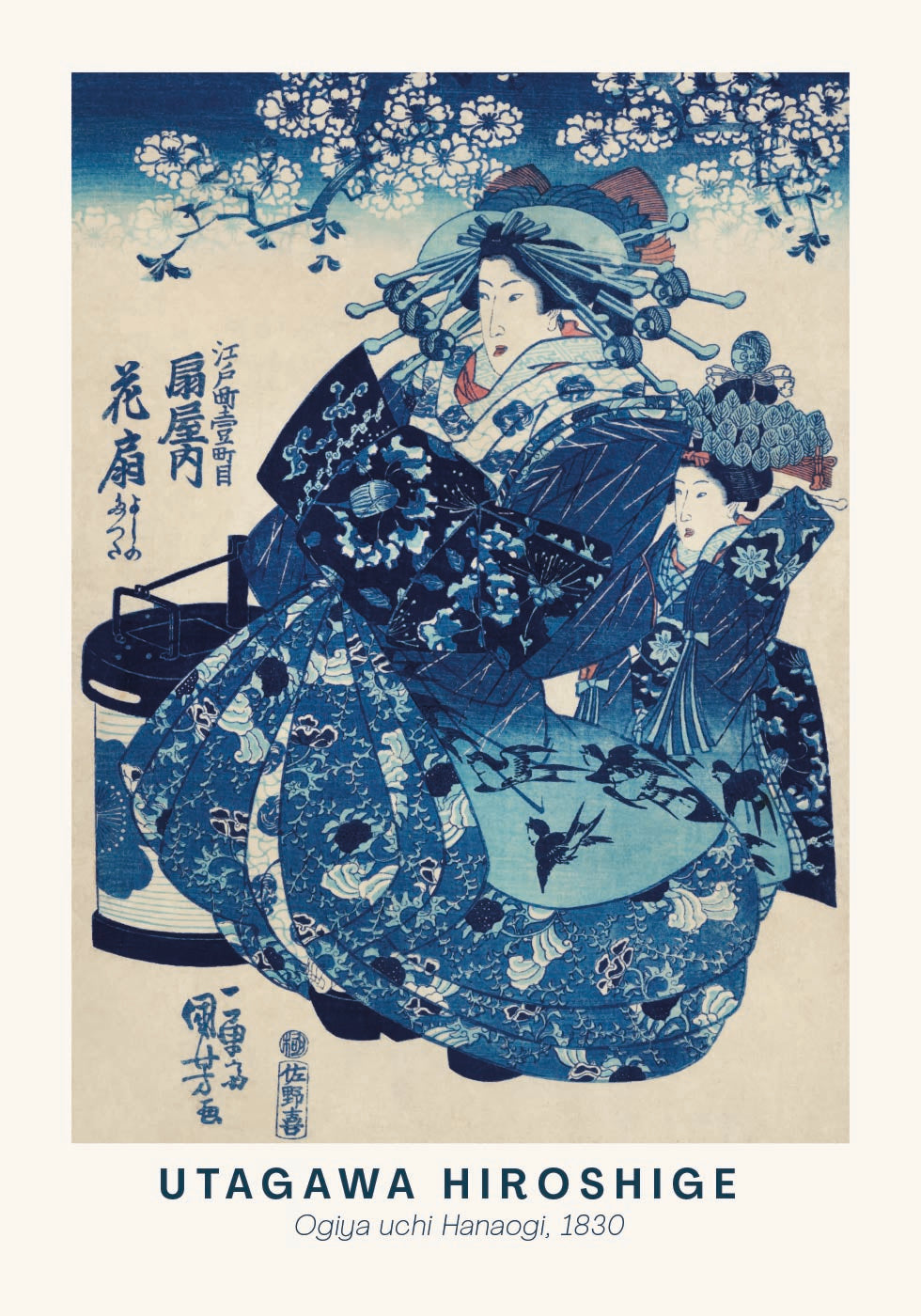 Ogiya Uchi Hanaogi Plakat