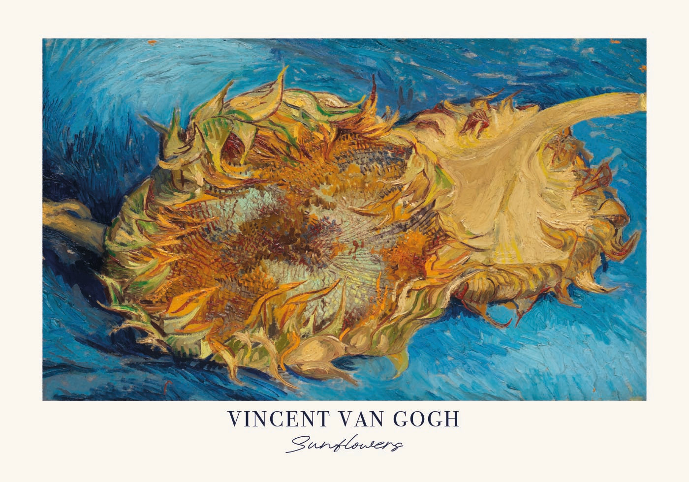 Sunflower by Van Gogh plakat