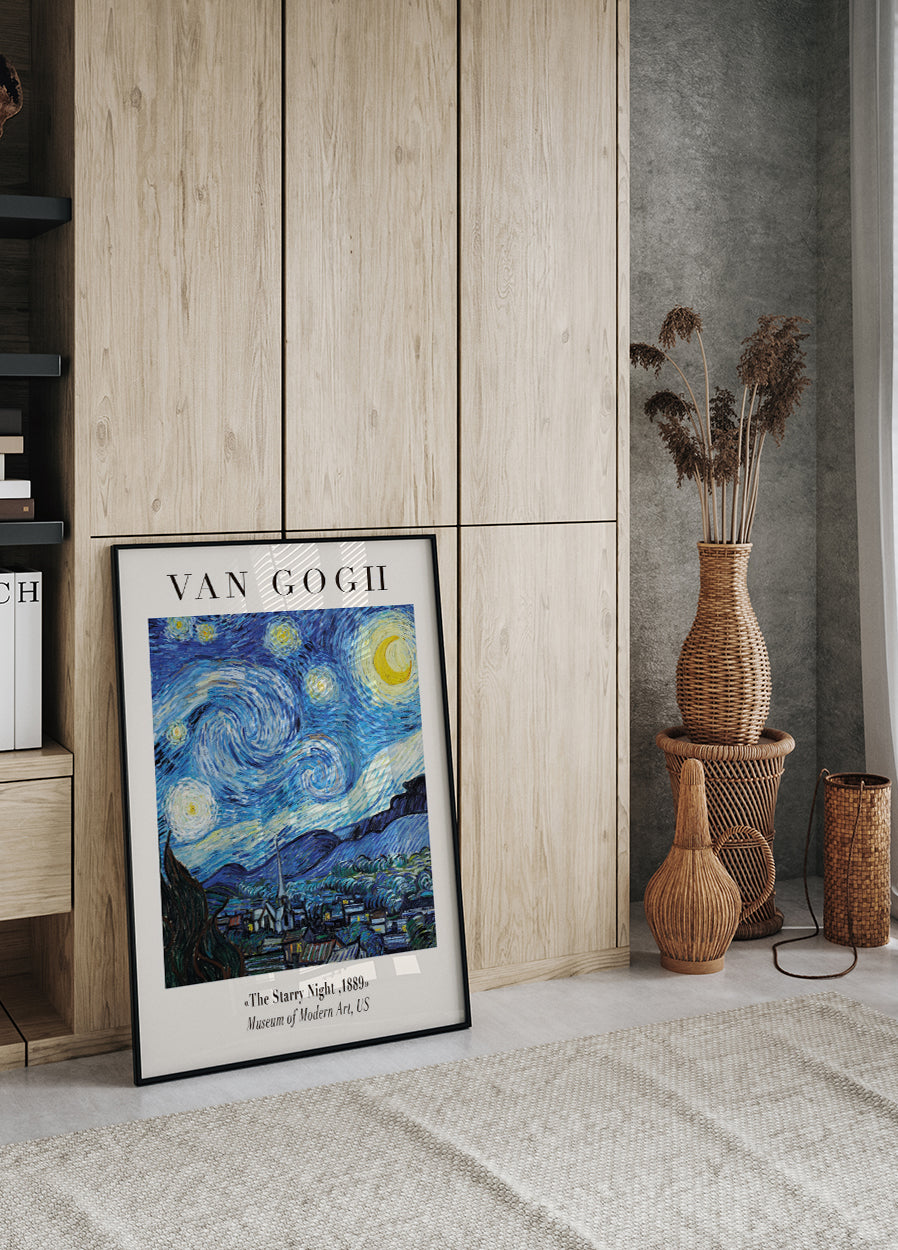 The Starry Night by Van Gogh plakat.