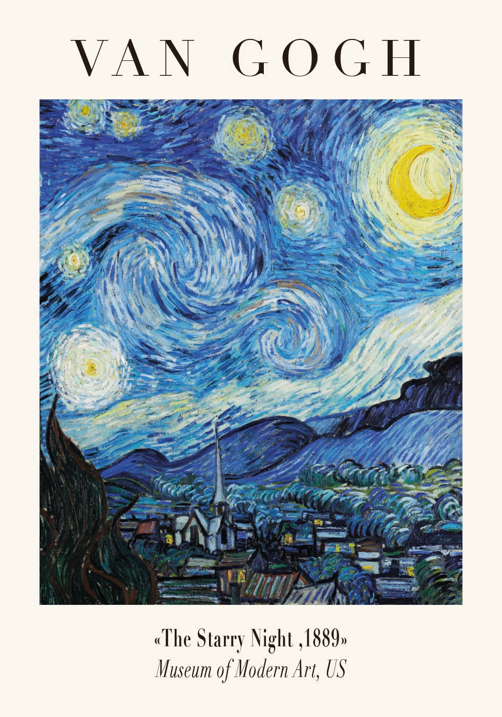 The Starry Night Plakat