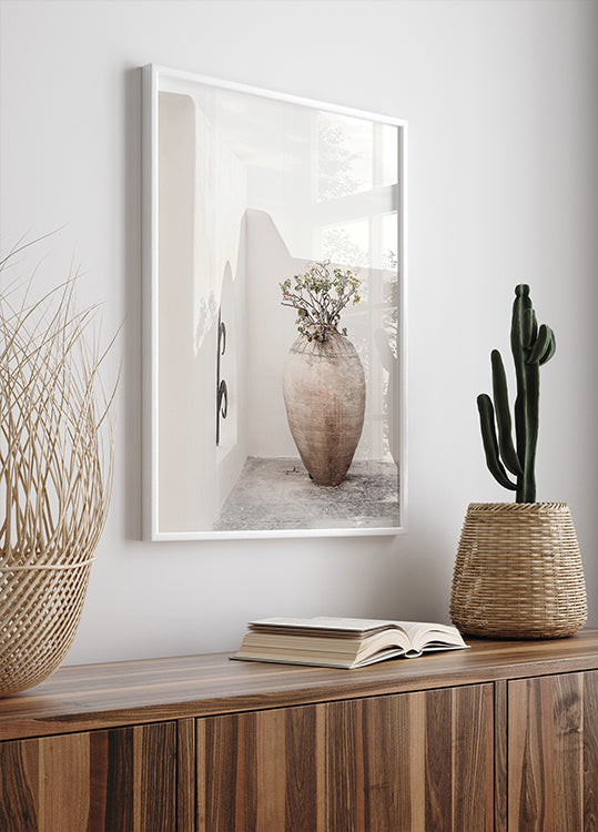 Mediterranean Ceramic Vase Plakat