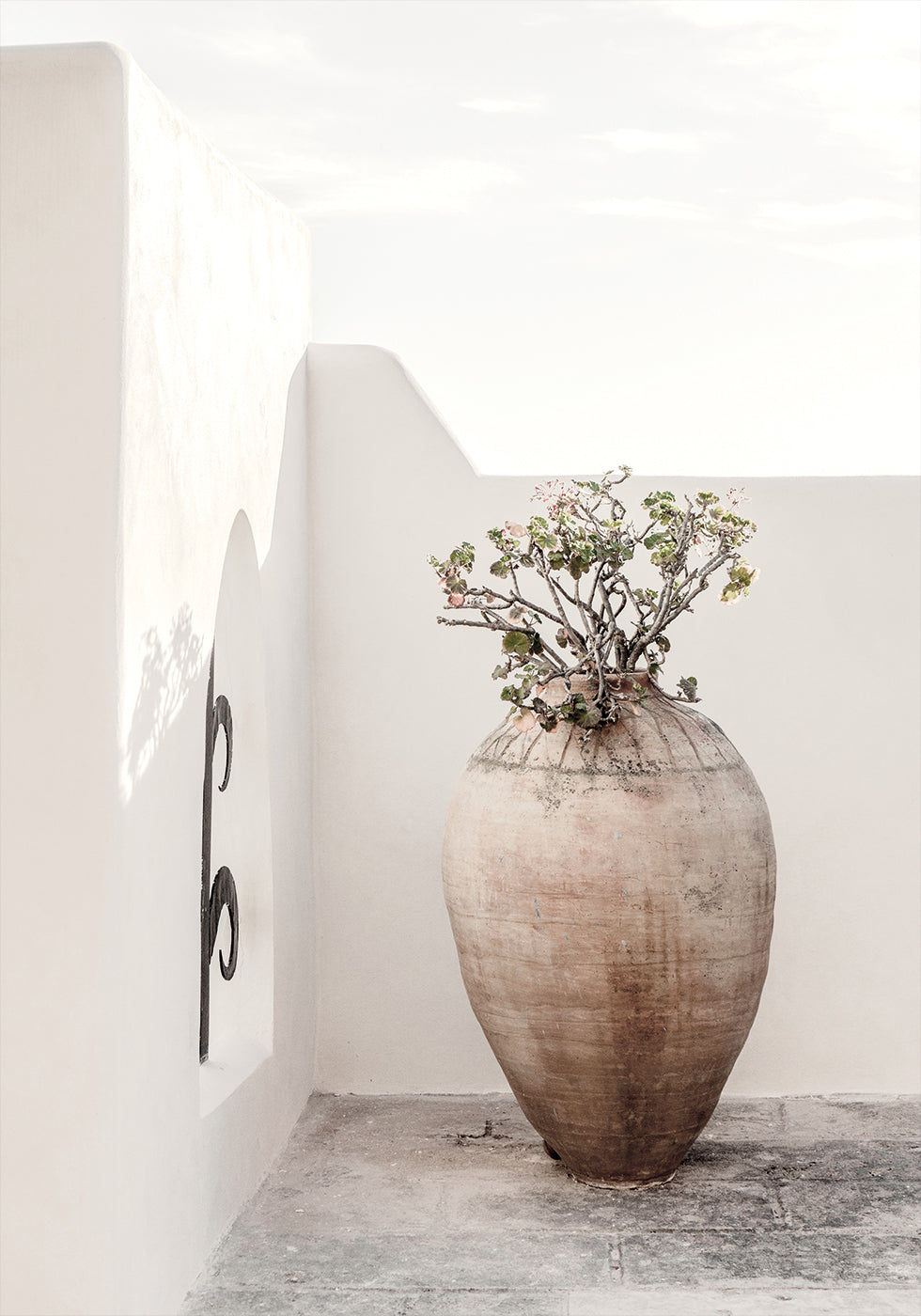 Mediterranean Ceramic Vase Plakat