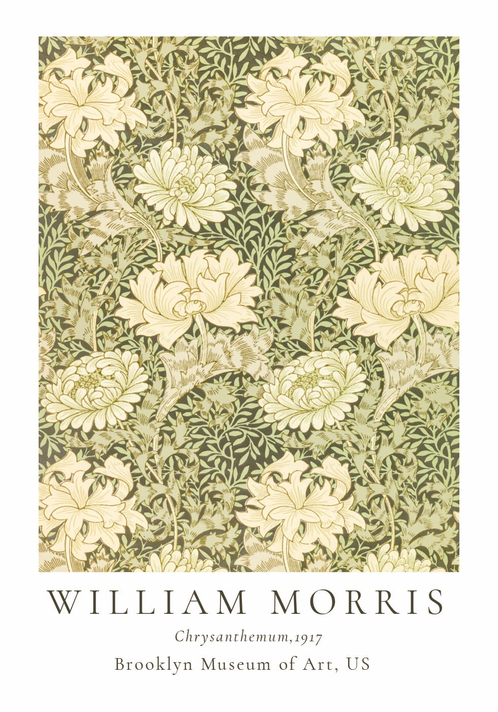 W. Morris - Chrysanthemum Plakat