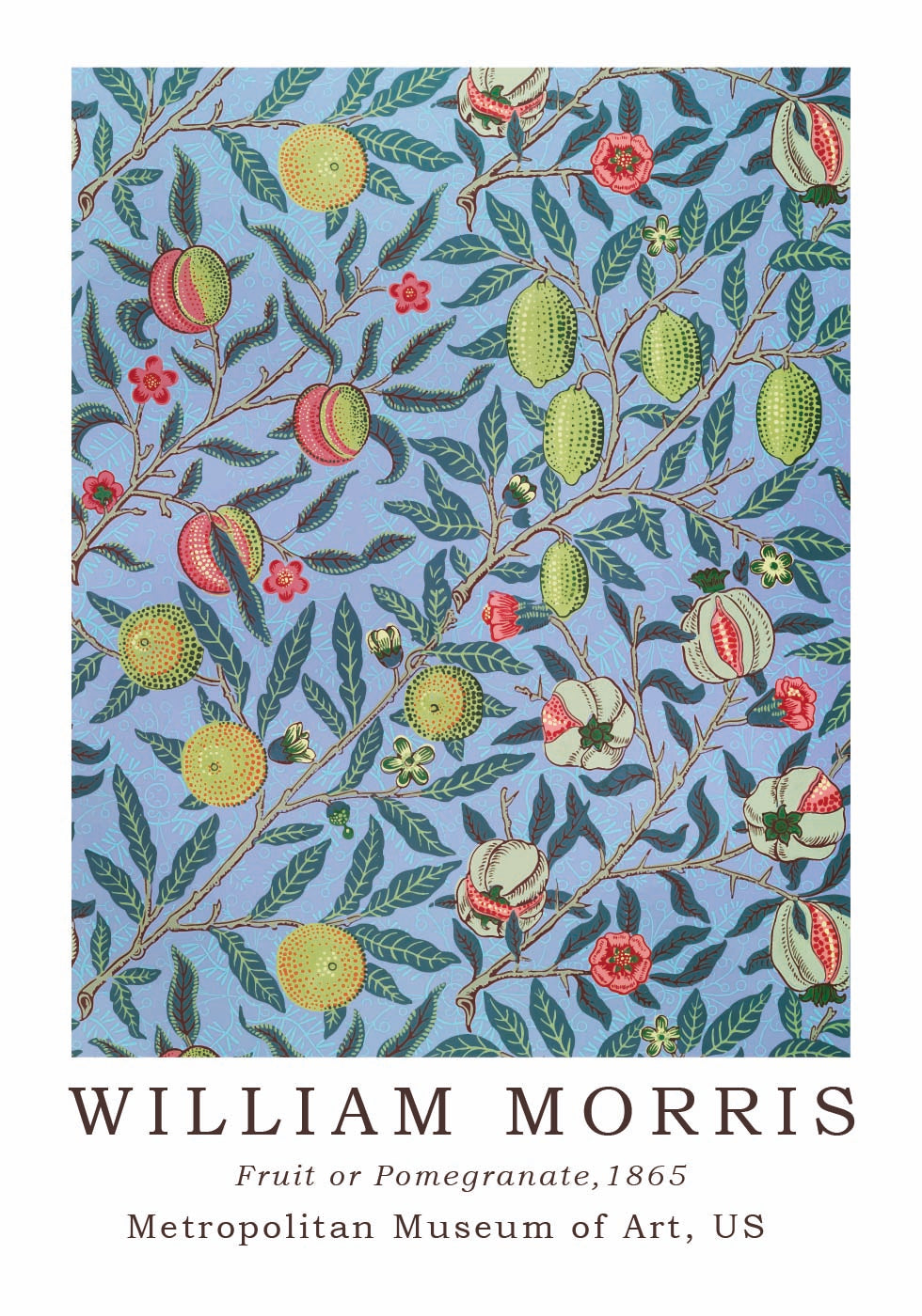 W. Morris - Fruit or Pomegranate Plakat