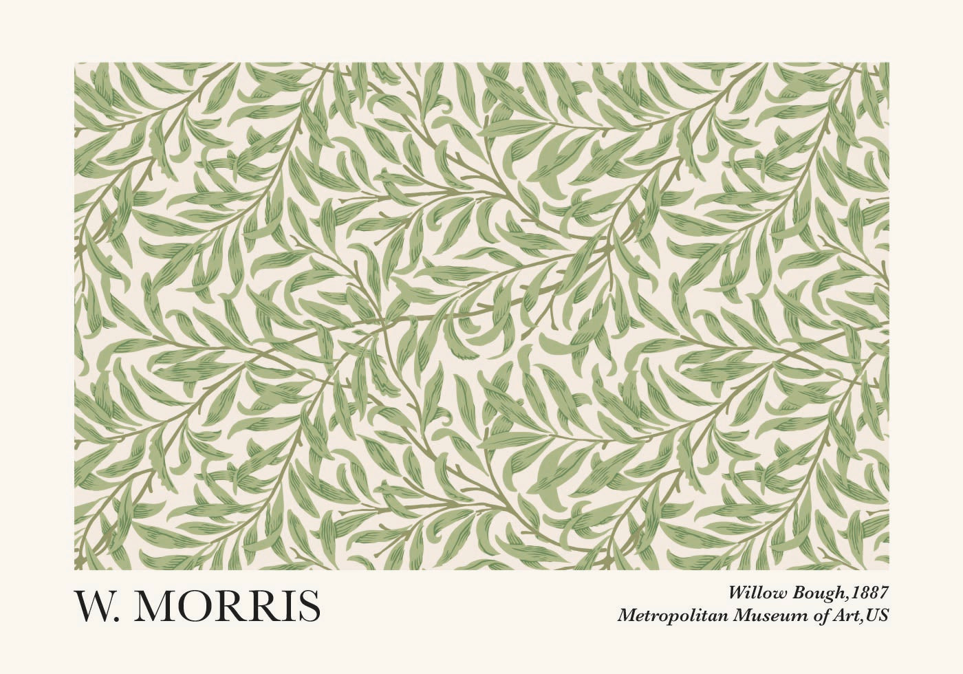 William Morris Willow Bough Plakat