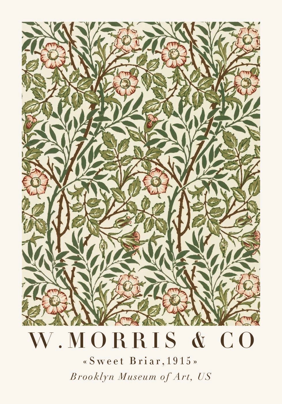 W. Morris & Co - Sweet Briar Plakat