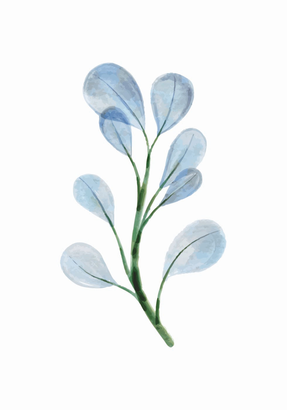 Watercolor Branch Plakat