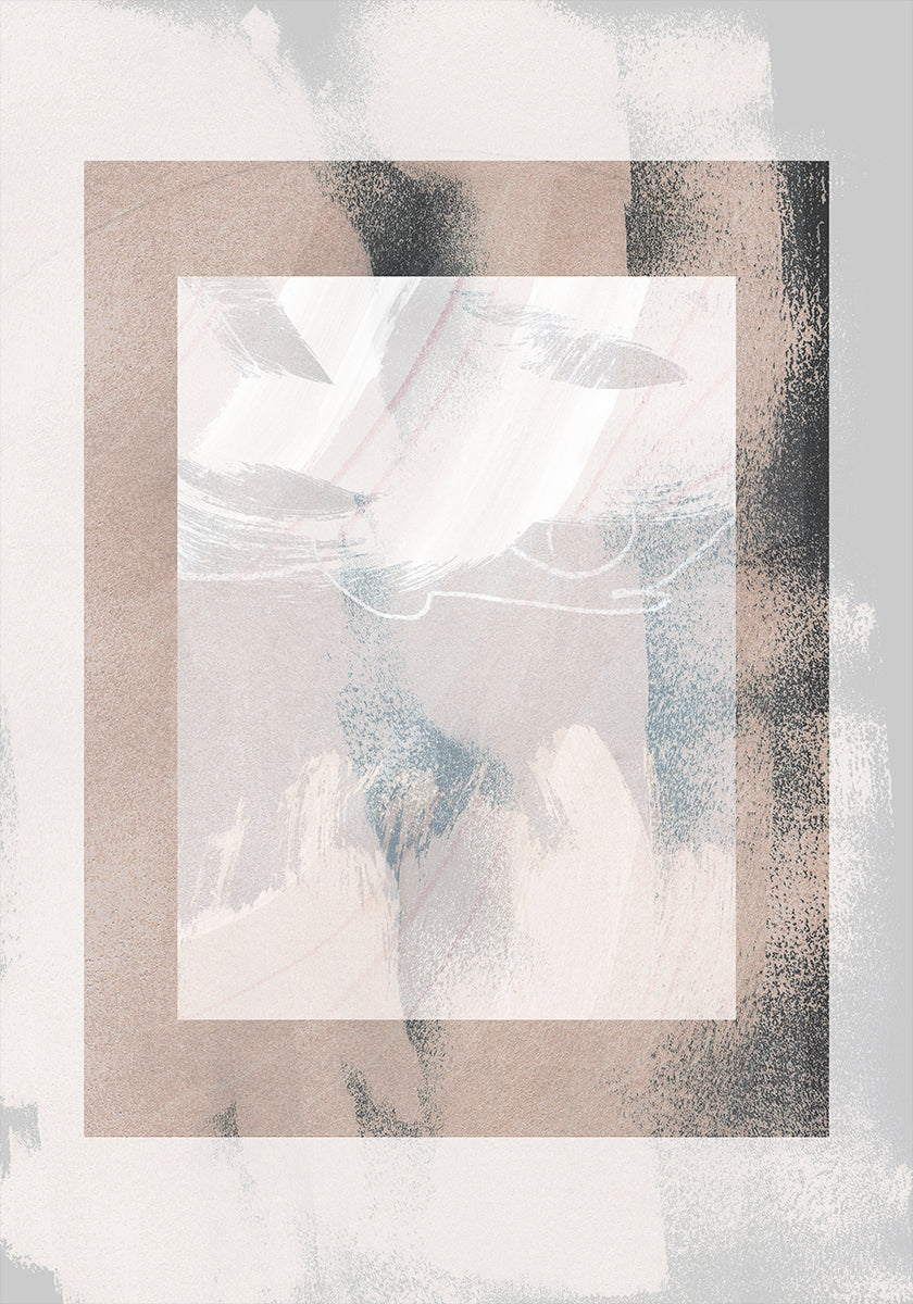 Abstract Brush Strokes 17 Plakat