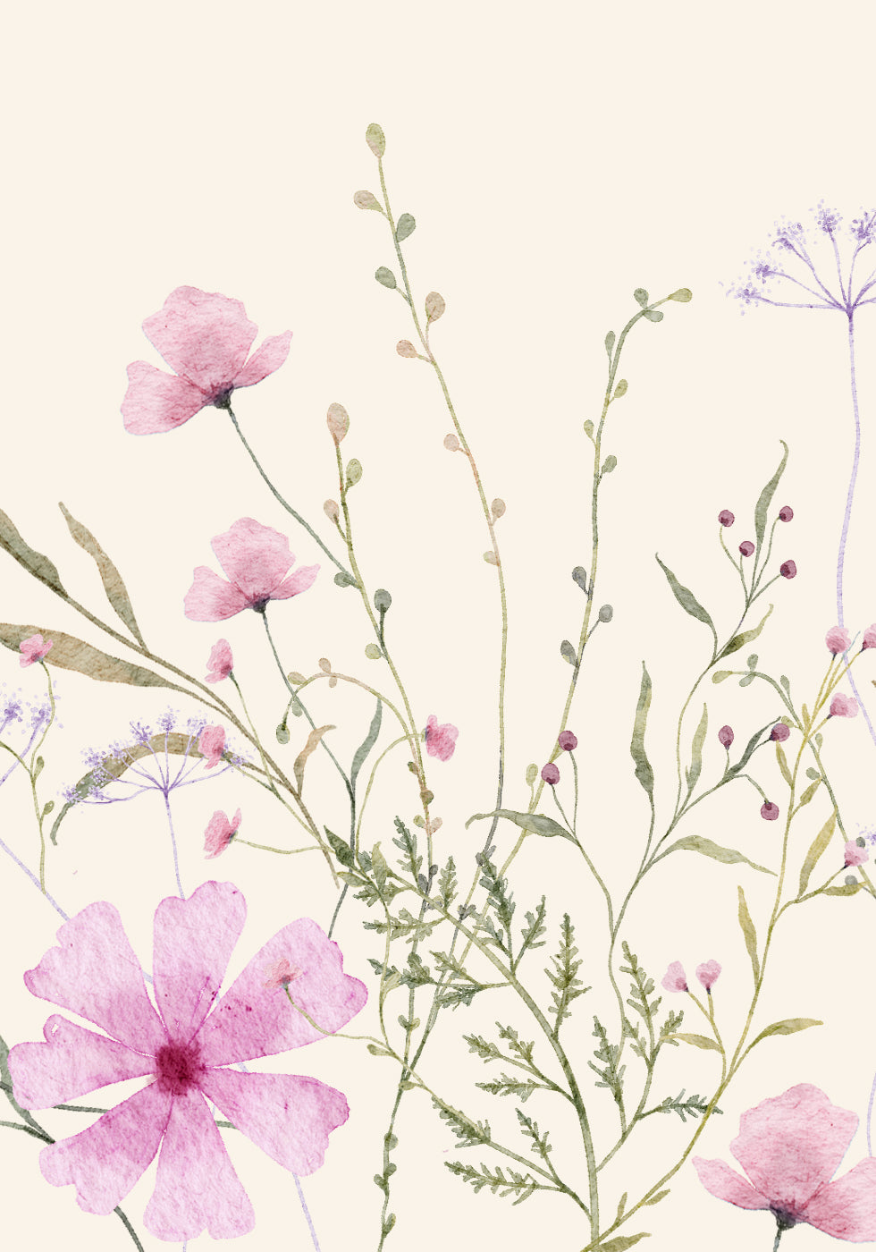 Soft Wildflowers Plakat
