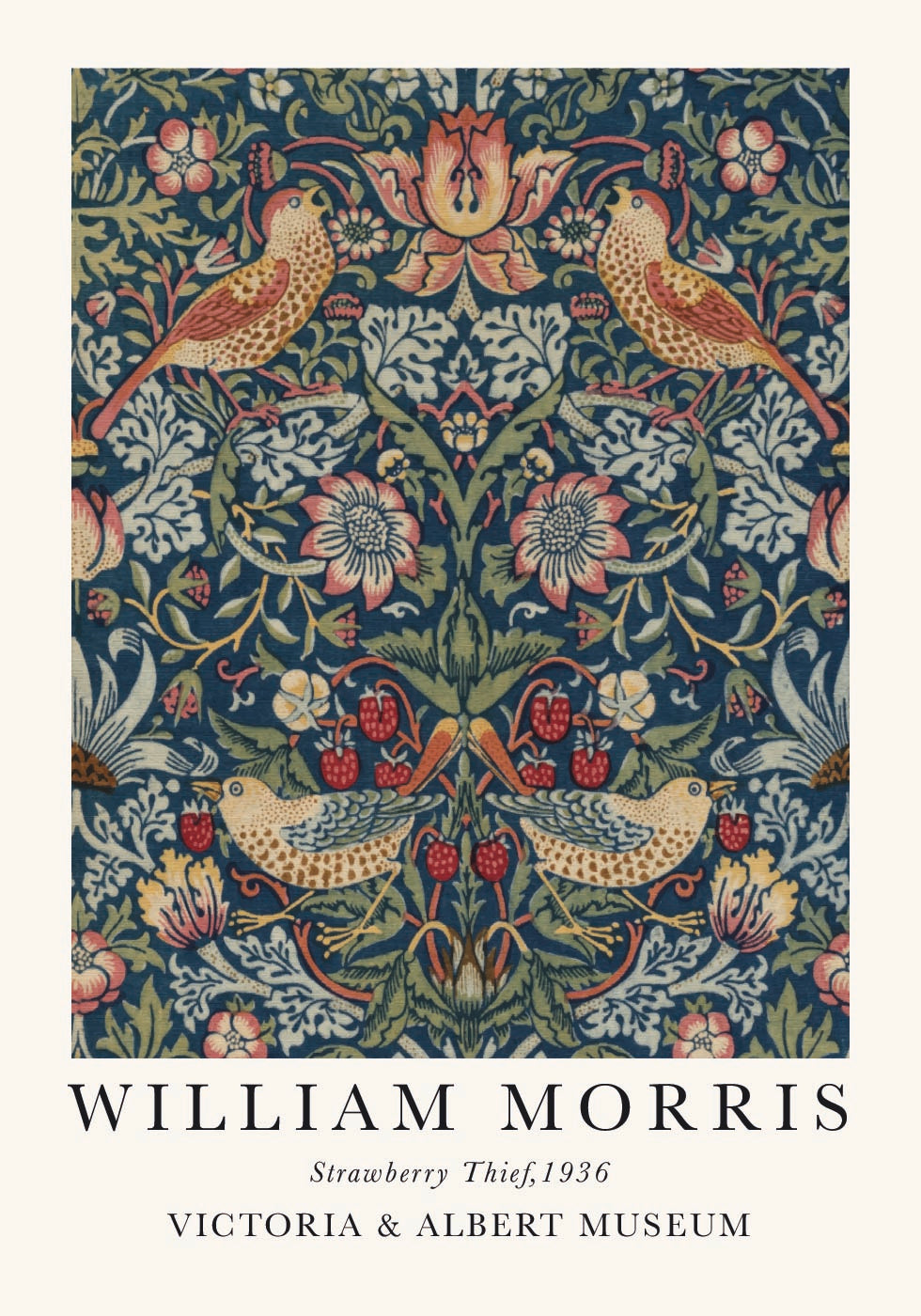 William Morris Strawberry Thief Plakat