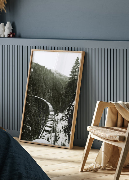 Winter Railroad Plakat