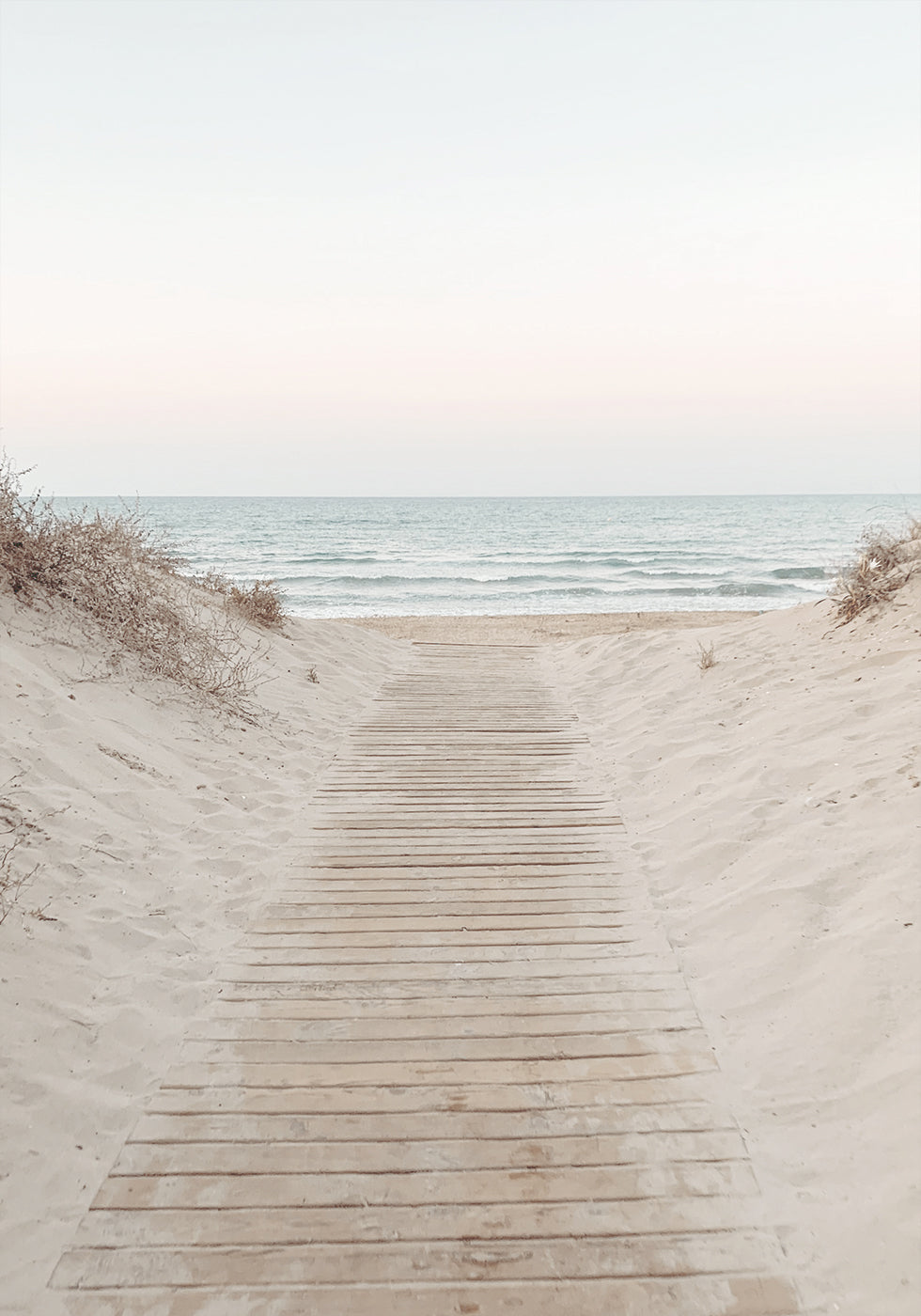 Wooden Path To The Beach Plakat