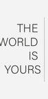 World Is Yours Plakat - Posterbox.no