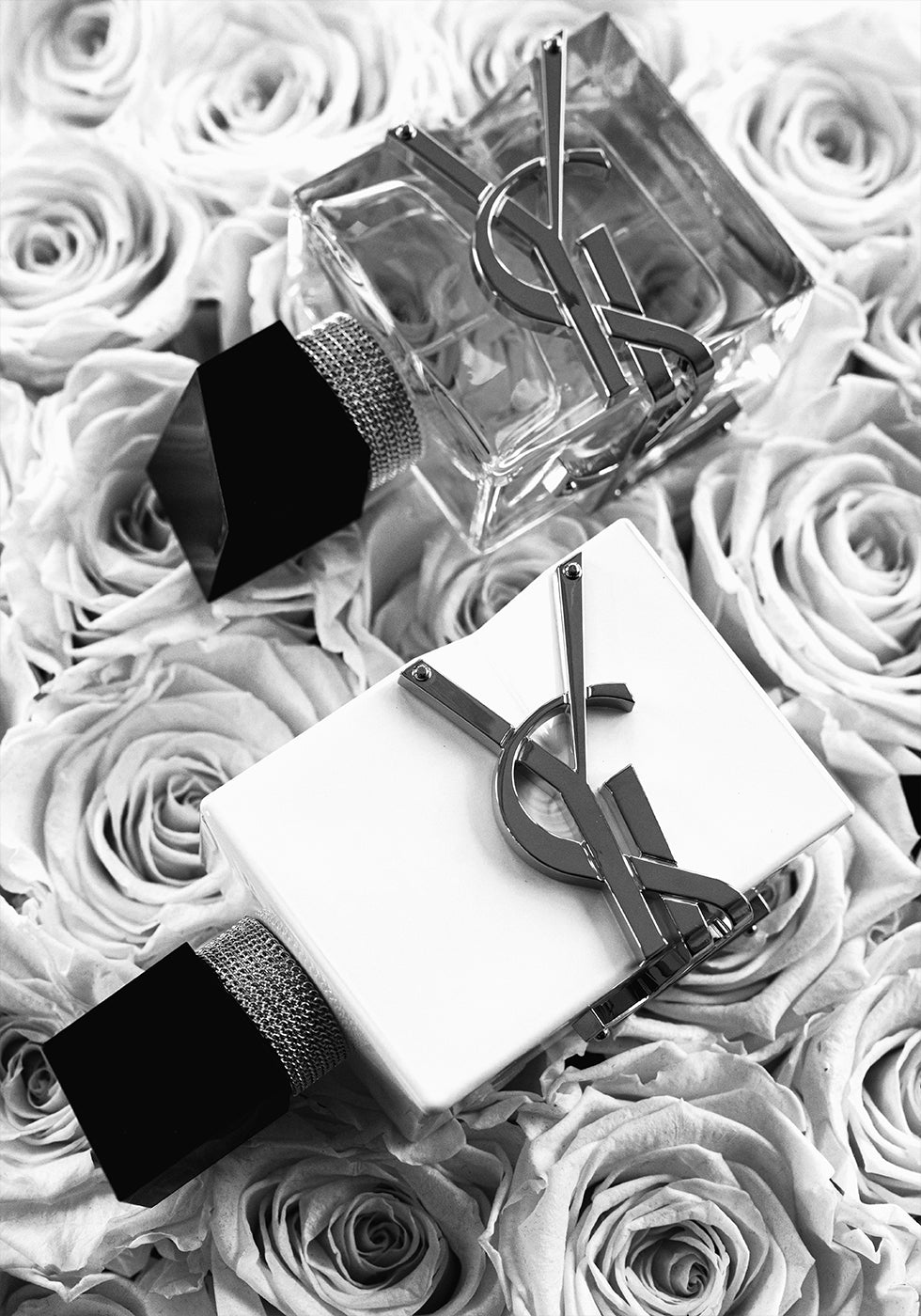 Yves Saint Laurent Perfume Black & White Plakat