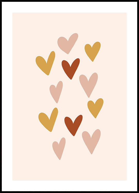 Hearts Plakat