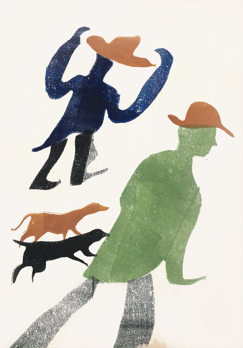 Cowboys - Hot Printing Plakat