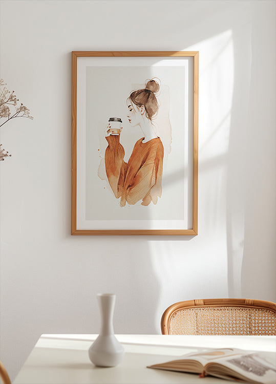 Coffee On the Go Plakat