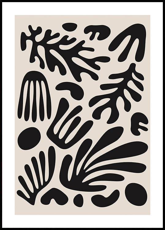 Henri Matisse Black Algae Collection #3 Plakat
