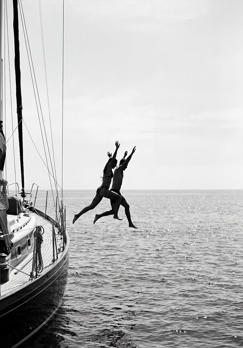 Jumping From a Boat Plakat